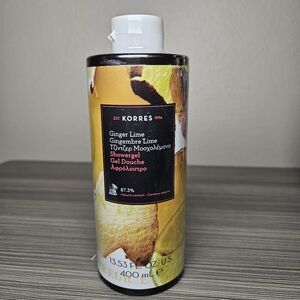 Korres Ginger Lime Showergel 400ml 13.53oz body wash new sealed